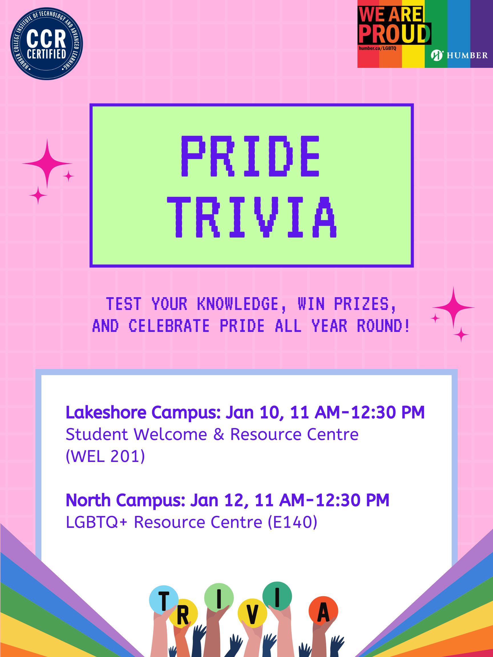 PRIDE Trivia (NORTH) | Orientation